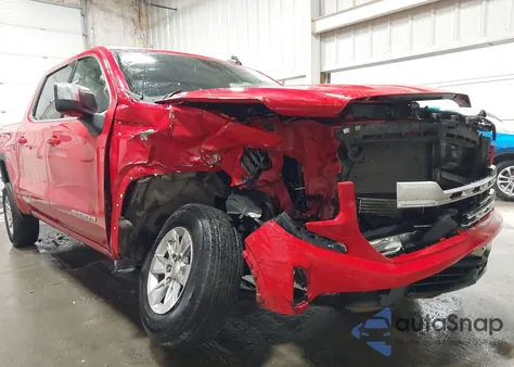 2023 GMC Sierra 1500 4Wd Short Box Sle из США, поврежденный, VIN 3GTPUBEKXPG117101